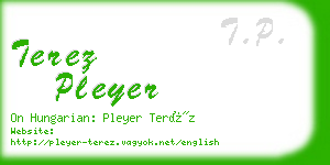 terez pleyer business card